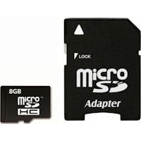 imro card tarjeta de memoria 8gb microsd con adaptador