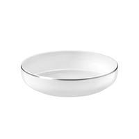 plato de ensalada  pasta x6 porcelena platine