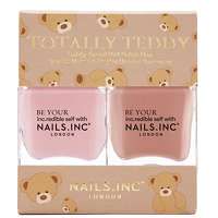 nailsinc nail polish duo totally teddy