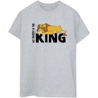 disney camiseta manga larga the lion king daddy is king para mujer