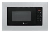 microondas con grill integrable indesit mwi 120 gx 20l 800w inox