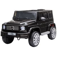 homcom benz g500 coche electrico para ninos de 3 anos carga 30kg negro