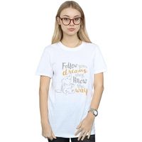 disney camiseta manga larga follow your dream para mujer