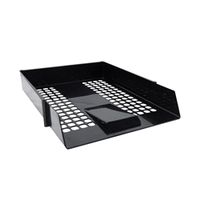 contract letter tray plastic construction mesh 275x61x350mm black