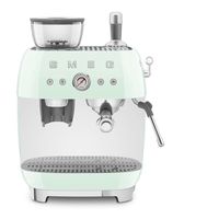 cafetera express molinillo - smeg egf03pgeu verde