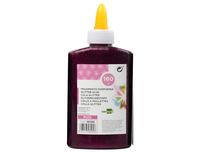 liderpapel pu25 - pegamento con purpurina color violeta metalizado bote de 160 g