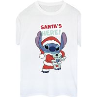 disney camiseta manga larga santas here para mujer