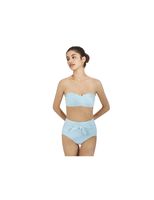 top bikini ysabel mora bandeau rayas copa b