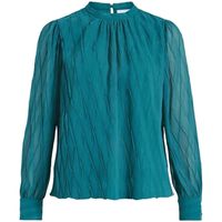 vila blusa top keladi ls - shaded spruce para mujer