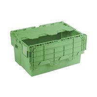 green attached lid container 54l