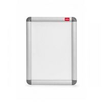 nobo aluminium clip frame a4 silver