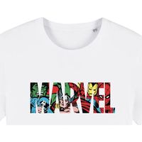 marvel camiseta manga larga bi147 para mujer