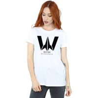 dc comics camiseta manga larga justice league wayne aerospace para mujer