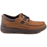 route 83 zapatos zapatos casual de piel taupe para hombre