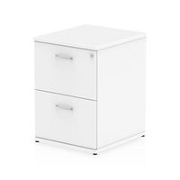 impulse filing cabinet 2 drawer white - i000192