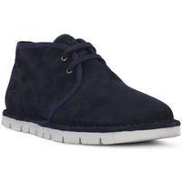 frau mocasines suede blu para hombre