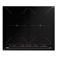 teka izf 64600 msp placa de induccion flex 4 zonas 60cm negra