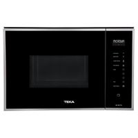 teka ml 825 tfl microondas integrable con grill 25l 900w negroinox