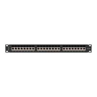 patch panel lanberg 24 puertos 1u cat6a ftp 19 negro