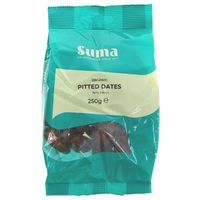 suma organic fairtrade pitted dates - 250g