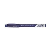 pilot frixion fineliner pen erasable 13mm tip blue ref