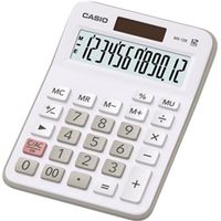 casio mx-12b 12 digit desktop calculator large lc display white