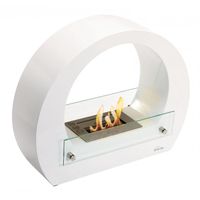 purline saturn biochimenea de suelo 2kw blanco