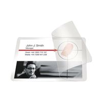 pelltech self-laminating cards 54x86mm 100 pack plg25230