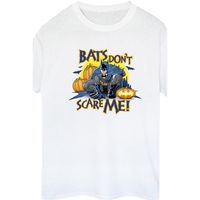 dc comics camiseta manga larga bats dont scare me para mujer