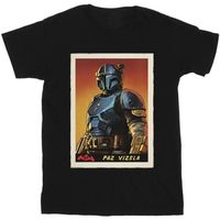 disney camiseta manga larga the mandalorian para nina