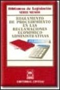 reglamento de procedimiento en las reclamaciones economico-admini stra