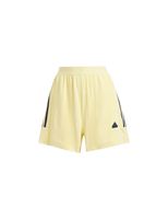 pantalones adidas tiro cut 3 bandas jacquard shorts mujer amarill