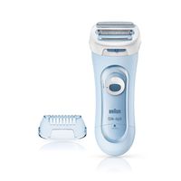 braun silk-epil ls5160 silksoft depiladora 3 en 1 con 2 extras azul