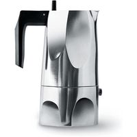 alessi ossidiana cafetera italiana 3 tazas plata