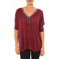 la vitrine de la mode blusa by la vitrine top r5550 bordeaux para mujer