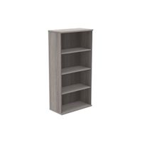 bookcase 3 shelf 1592 high alaskan grey oak