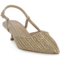 priv lab zapatos de tacon beige camoscio para mujer