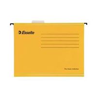 esselte classic foolscap yellow suspension file 25 pack