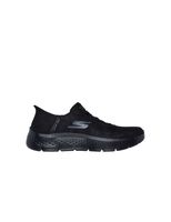 zapatillas skechers slip-ins go walk flex negro mujer