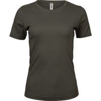 tee jays camiseta interlock para mujer