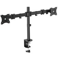 soporte doble pantalla equip 13 - 27 inclinable giratorio 360 max 8 kg vesa max 100x100