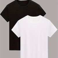 conjunto de 2 camisetas de manga corta comodas para hombres ropa de estar por casa casual regalo para todos los dias