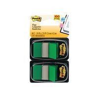 post-it index tabs dispenser with green tabs 2 pack 680-g2eu