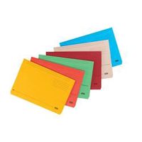 elba strongline document wallet bright manilla foolscap assorted pk 10