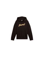 sudadera casual puma essentials script metallic hoodie fl g nina