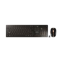 cherry dw 9100 slim usb wireless keyboard and mouse set blackbronze