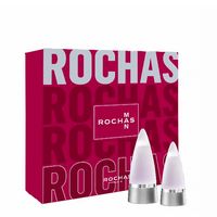 rochas rochas man set - 100 ml eau de toilette perfumes hombre