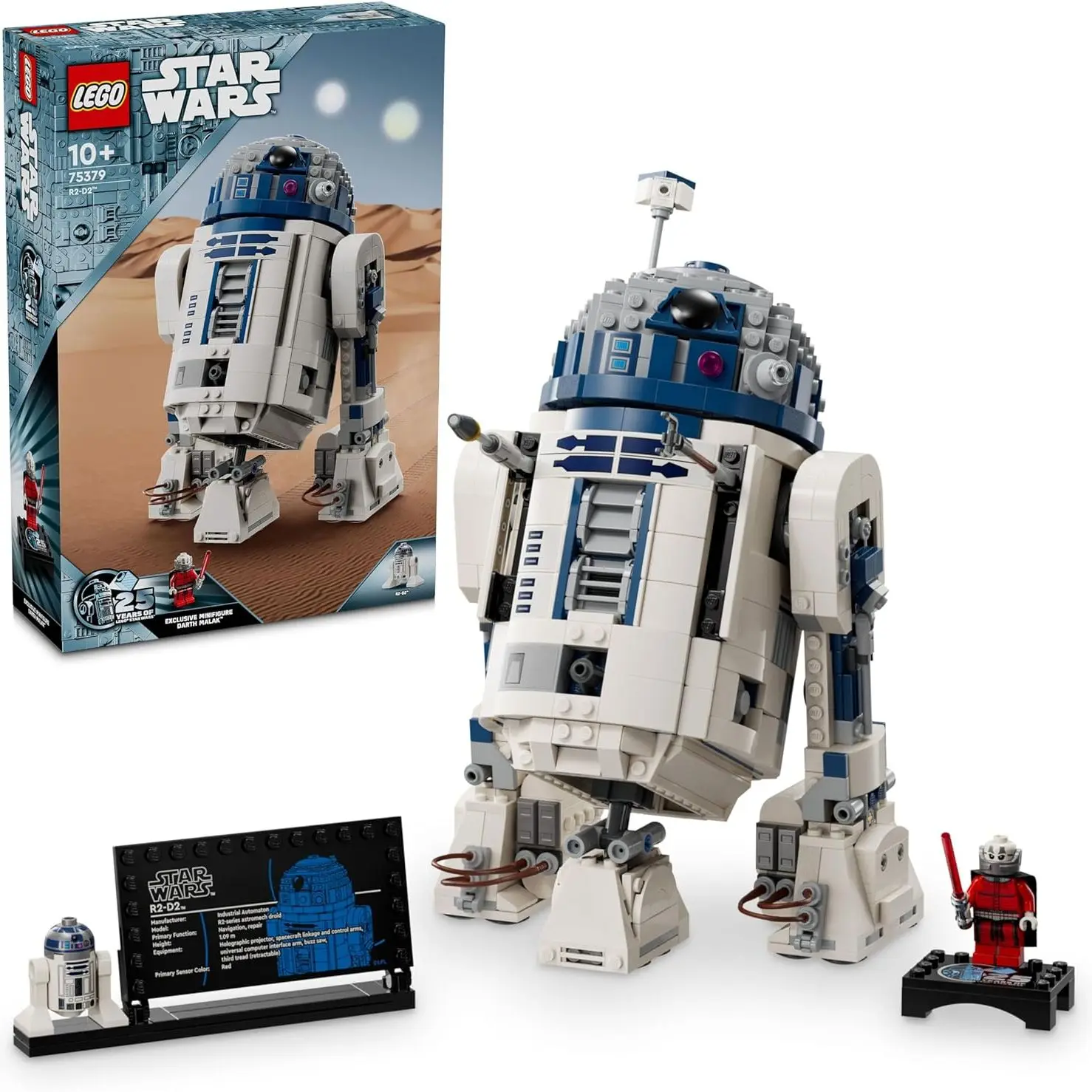 lego 75379 star wars r2-d2 figura articulada de droide de juguete maqueta de coleccion de personaje