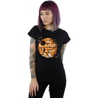 disney camiseta manga larga death star para mujer