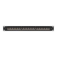 patch panel lanberg 24 puertos 1u cat7 ftp 19 negro